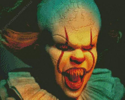 Scary Pennywise Diamond Painting