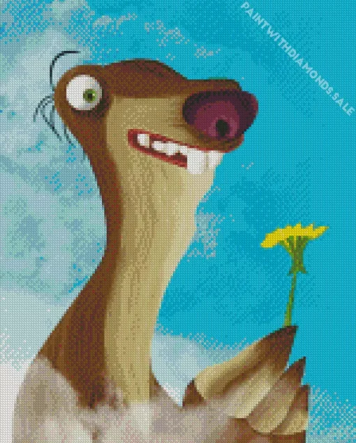 Sid Ice Age Character Diamond Painting