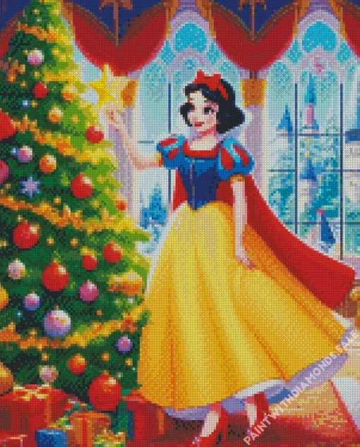 Disney Snow White Christmas Diamond Painting