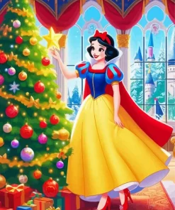 Disney Snow White Christmas Diamond Painting