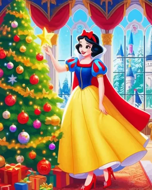 Disney Snow White Christmas Diamond Painting