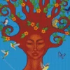 Spiritual Tree Of Life Woman Diamond Painting