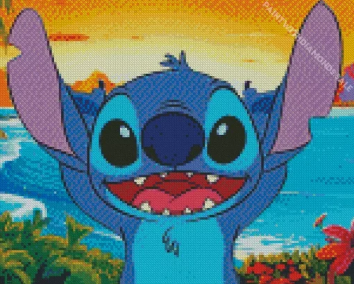 Stitch In Lilo And Stitch Diamond Painting