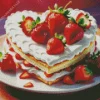 Strawberry Shortcake Cake Diamond Painting