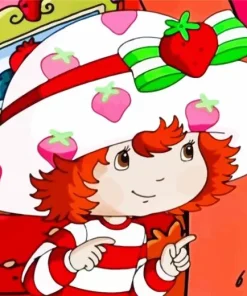 Strawberry Shortcake Cartoon Diamond Painting