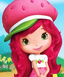 Strawberry Shortcake Girl Diamond Painting