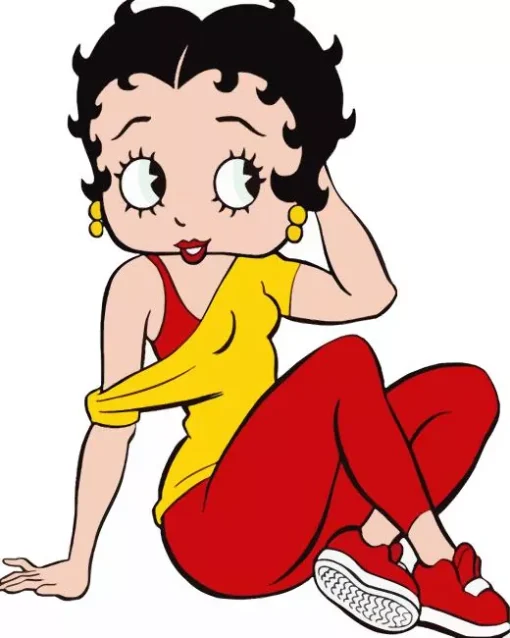 Stylish Betty Boop Diamond Painting