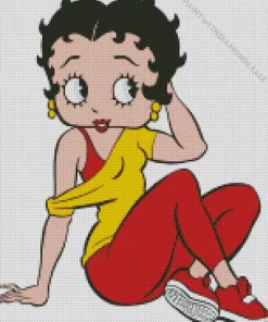 Stylish Betty Boop Diamond Painting