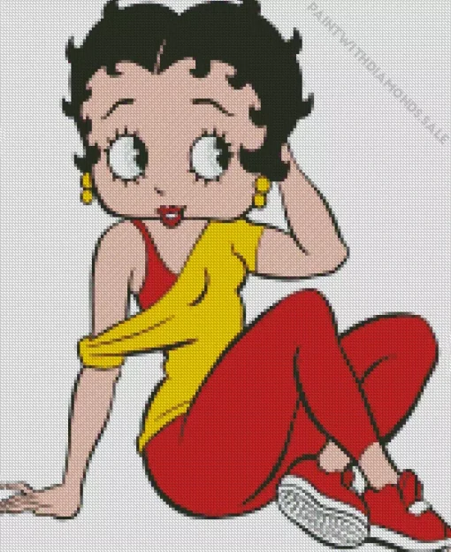 Stylish Betty Boop Diamond Painting