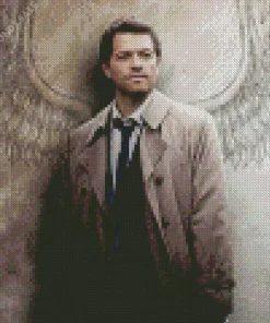 supernatural castiel Diamond With Numbers