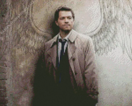 supernatural castiel Diamond With Numbers