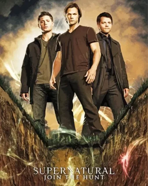 supernatural join the hunt Diamond Paints