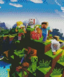 Minecraft Earth Game Diamond Painting