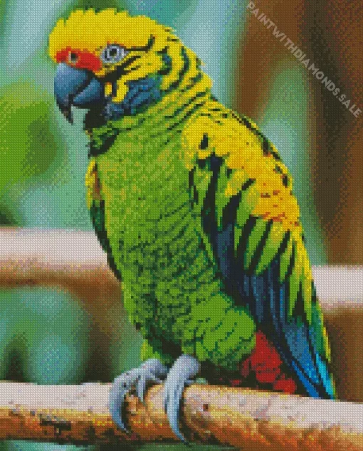 Tiger Parakeet Diamond Painting