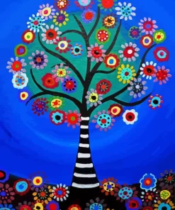 Whimsical Tree Of Life Diamond Painting