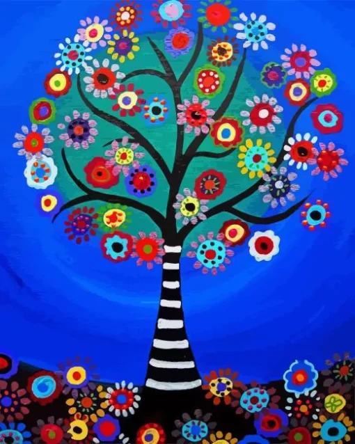 Whimsical Tree Of Life Diamond Painting