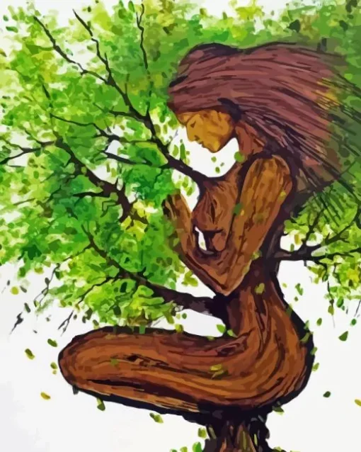 Tree Of Life Woman Diamond Painting