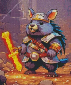 Viking Tasmanian Devil Diamond Painting