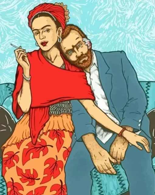 Van Gogh And Frida Kahlo Diamond Painting