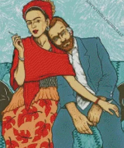 Van Gogh And Frida Kahlo Diamond Painting