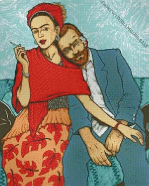 Van Gogh And Frida Kahlo Diamond Painting