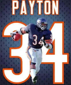 walter payton chicago bears player Diamond By Numbers