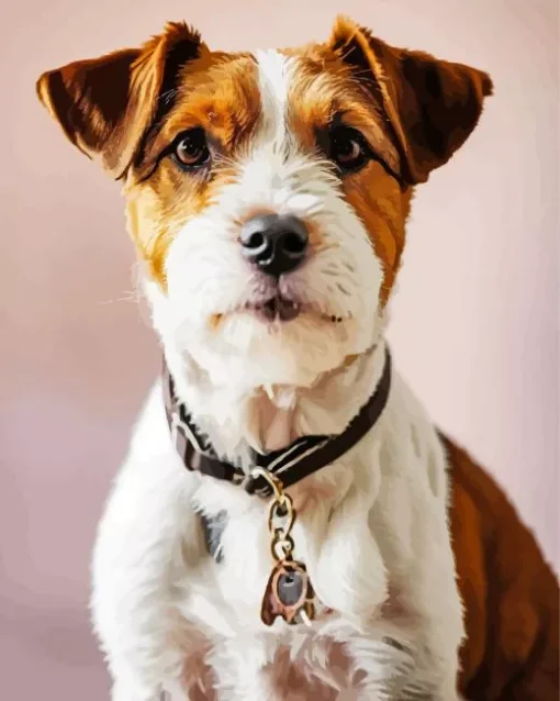 White Jack Russell Diamond Painting