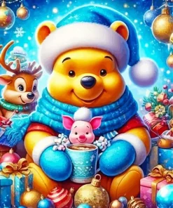 Winnie The Pooh Christmas Diamond Painting