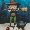 Witch Betty Boop Diamond Painting