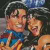 Wonder Woman And Superman Diamond Painting