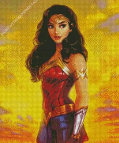 Wonder Woman Art Diamond Painting