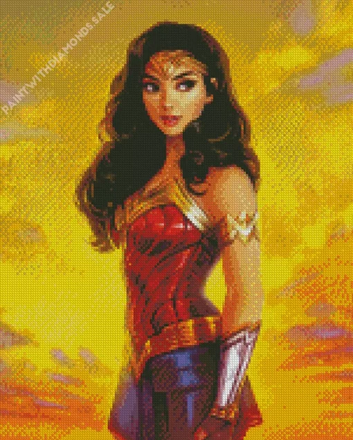 Wonder Woman Art Diamond Painting