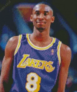 Young Kobe Bryant Diamond Painting