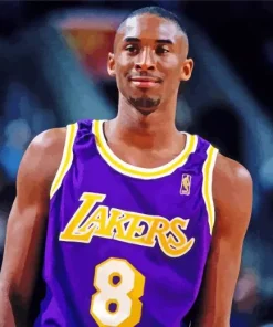 Young Kobe Bryant Diamond Painting