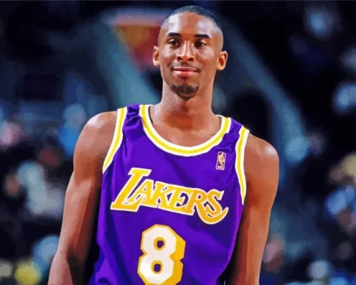 Young Kobe Bryant Diamond Painting