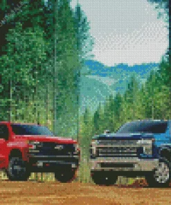 2021 Chevrolet Silverado Trucks Diamond Painting