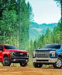 2021 Chevrolet Silverado Trucks Diamond Painting