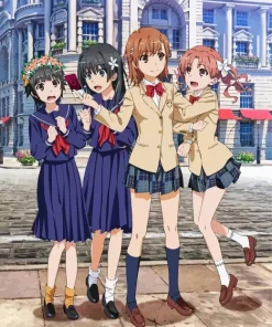 A Certain Scientific Railgun Characters Diamond Painting