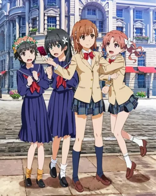 A Certain Scientific Railgun Characters Diamond Painting