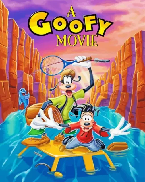 A Goofy Movie Poster Diamond Painting