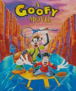 A Goofy Movie Poster Diamond Painting