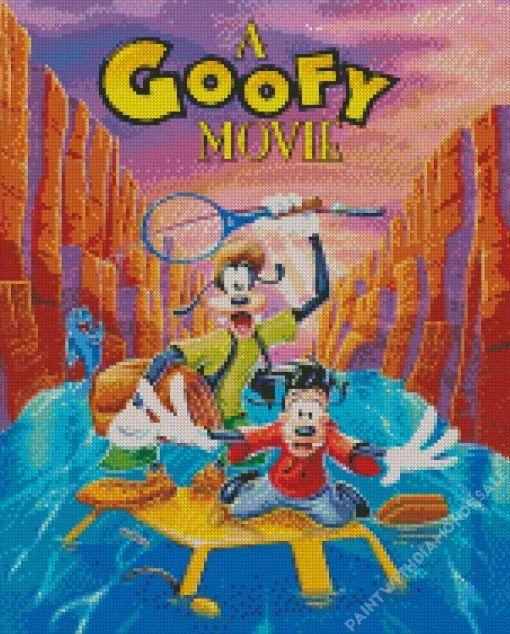 A Goofy Movie Poster Diamond Painting