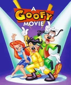 A Goofy Movie Poster Art Diamond Painting