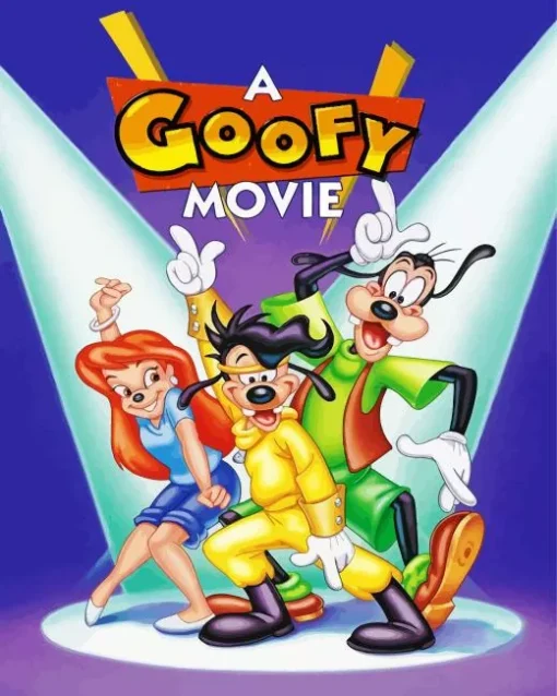 A Goofy Movie Poster Art Diamond Painting