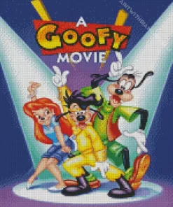 A Goofy Movie Poster Art Diamond Painting