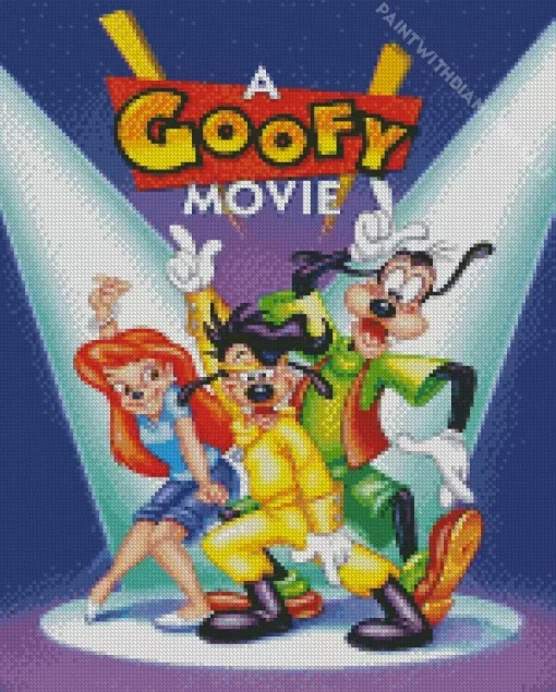 A Goofy Movie Poster Art Diamond Painting