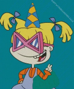 Angelica Pickles Character Diamond Painting