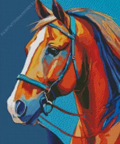 Arabian Horse Head Art Diamond Painting