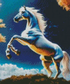 Arabian Horse In The Sky Diamond Painting