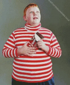 Augustus Gloop Character Diamond Painting